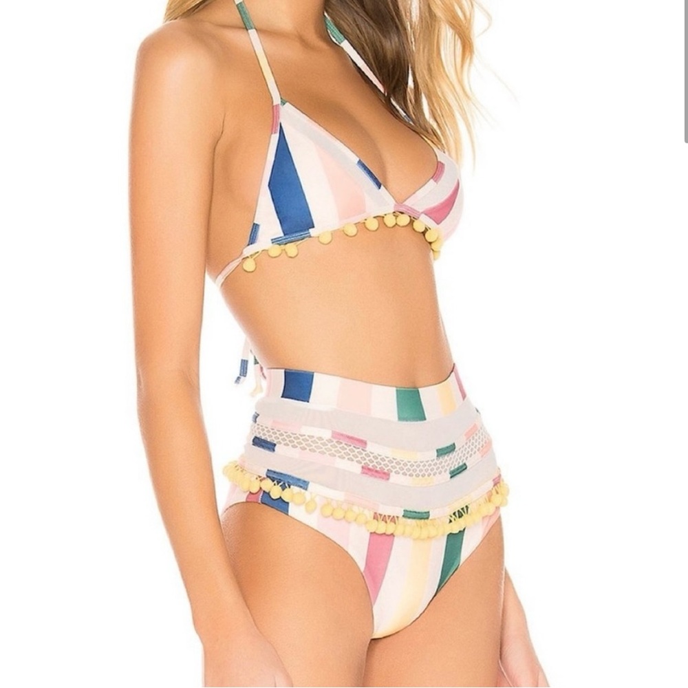 Tularosa Pom Pom Bikini Top
